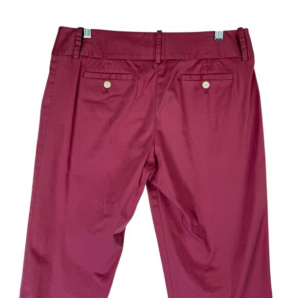 The Limited Drew Fit Dusty Rose Pink Medium Waist Capri Career Pants Size 8/10 - Picture 5 of 8
